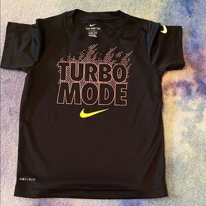 Nike Kids Black Turbo Mode Tee